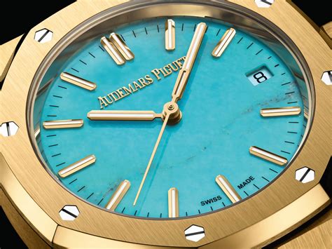 audemars piguet turquoise dial|Audemars Piguet sports watch.